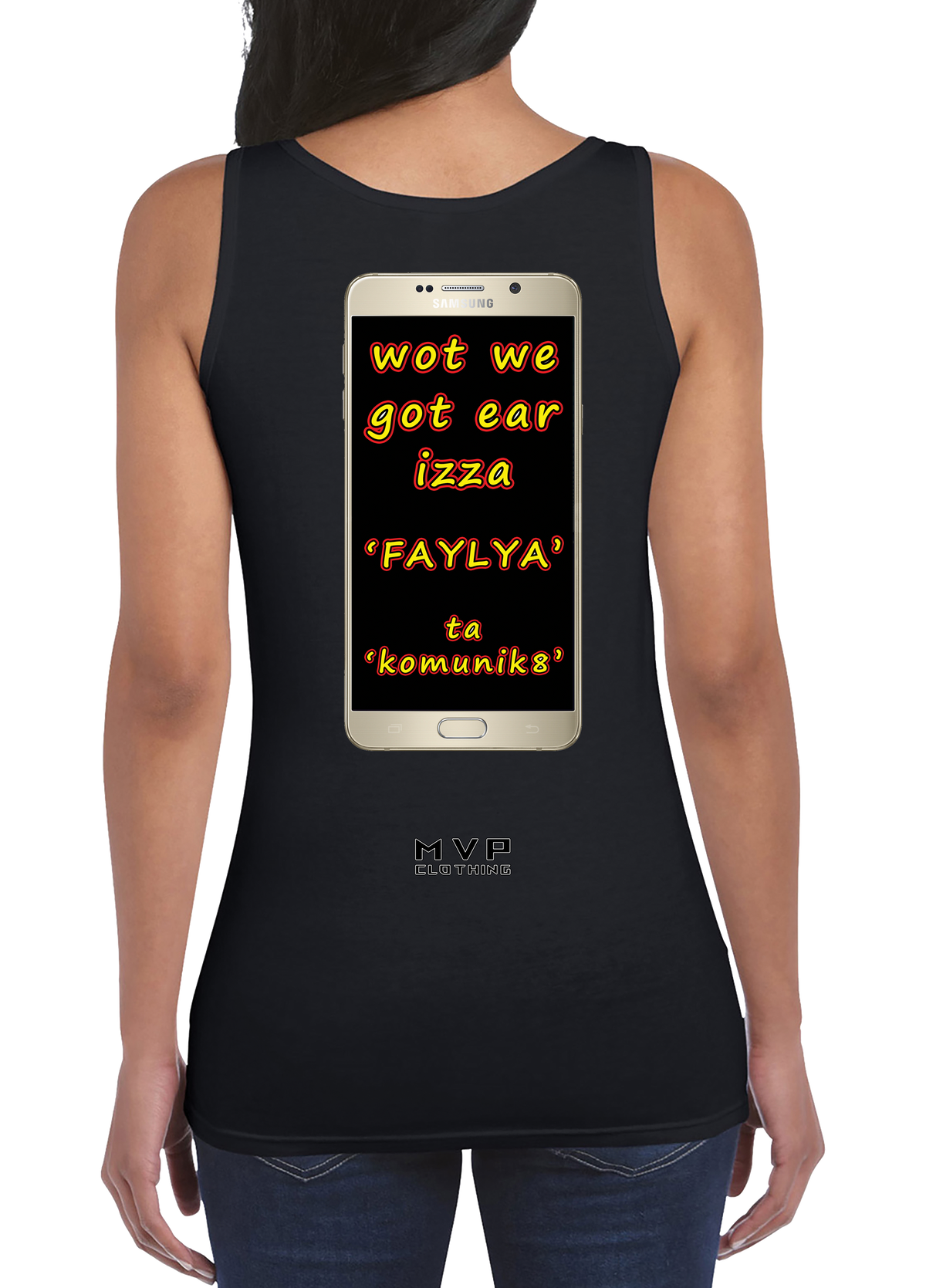 And Faylya to Komunik8 tee
