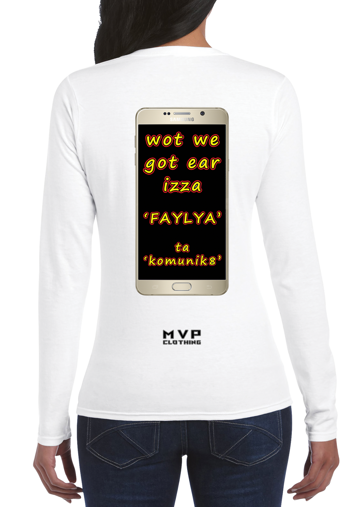 And Faylya to Komunik8 tee