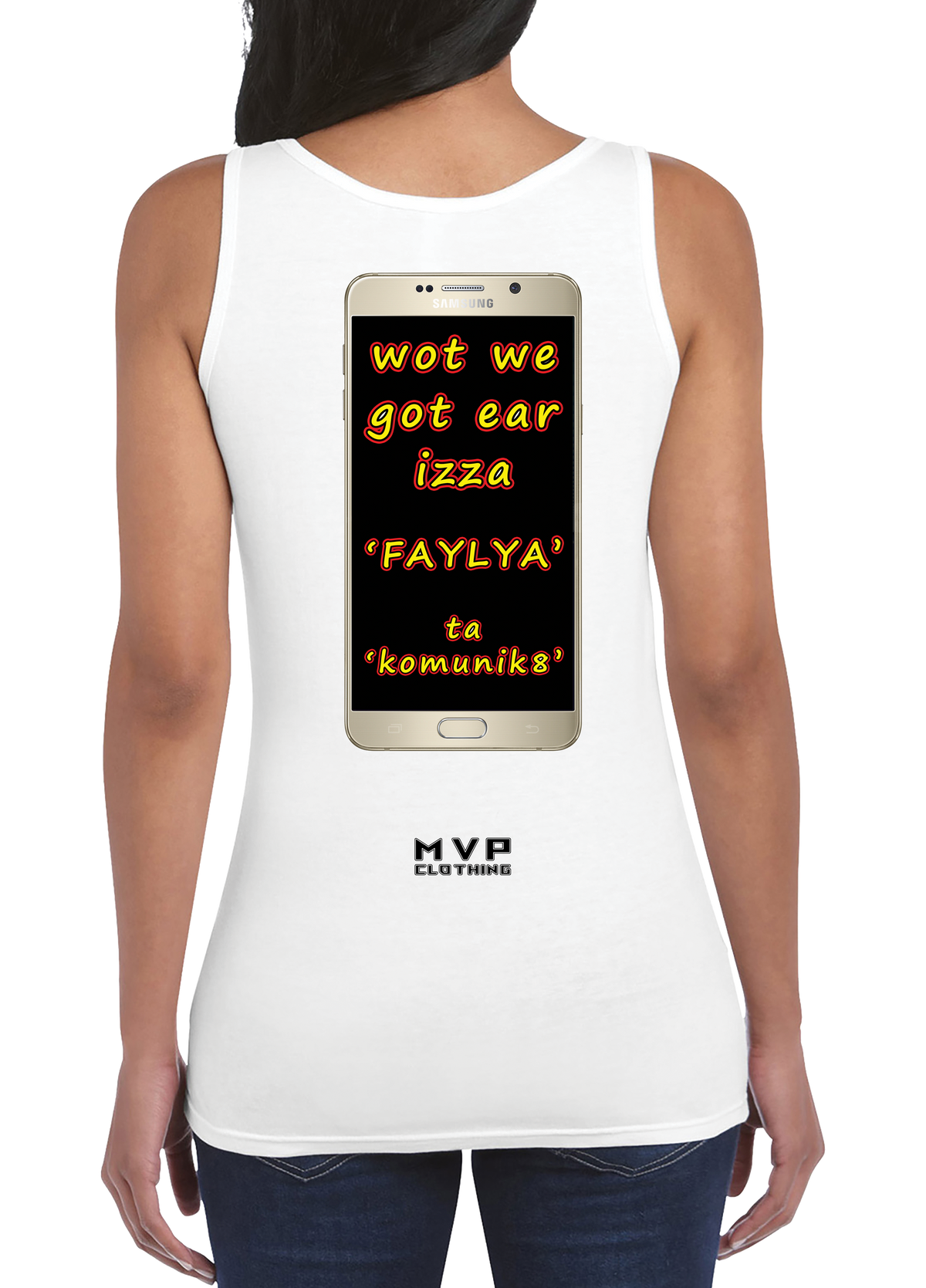 And Faylya to Komunik8 tee